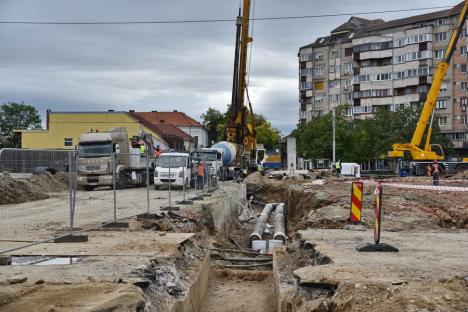 Circulația tramvaielor pe Bulevardul Decebal nu va fi reluată nici în octombrie. Noul termen anunțat de Florin Birta (FOTO)