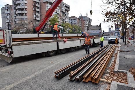 Capătă contur: Se lucrează la realizarea plăcii pasajului Decebal din Oradea (FOTO)