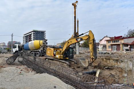 Capătă contur: Se lucrează la realizarea plăcii pasajului Decebal din Oradea (FOTO)