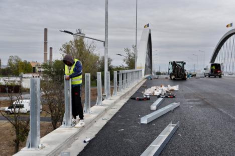 Urmează testele de siguranţă. Pasajul rutier din Calea Borşului ar urma să fie deschis în ultima săptămână din octombrie (FOTO)