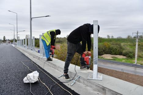 Urmează testele de siguranţă. Pasajul rutier din Calea Borşului ar urma să fie deschis în ultima săptămână din octombrie (FOTO)