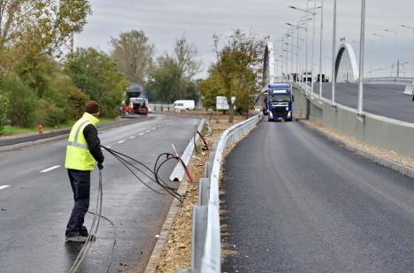 Urmează testele de siguranţă. Pasajul rutier din Calea Borşului ar urma să fie deschis în ultima săptămână din octombrie (FOTO)