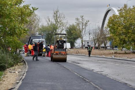 Urmează testele de siguranţă. Pasajul rutier din Calea Borşului ar urma să fie deschis în ultima săptămână din octombrie (FOTO)