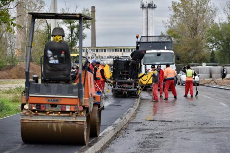 Urmează testele de siguranţă. Pasajul rutier din Calea Borşului ar urma să fie deschis în ultima săptămână din octombrie (FOTO)