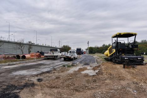 Urmează testele de siguranţă. Pasajul rutier din Calea Borşului ar urma să fie deschis în ultima săptămână din octombrie (FOTO)