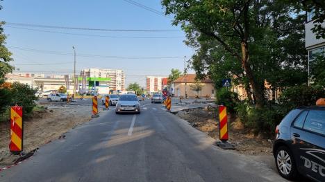 Pasajul Decebal: A fost turnat primul pilot forat din cei 278 care vor forma pereţii noii subtraversări din Oradea (FOTO/VIDEO)