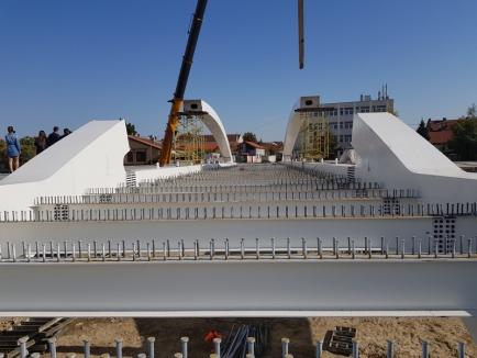 Cum arată Podul Centenarului. Va fi inaugurat înainte de termen, pe 1 Decembrie (FOTO/VIDEO)