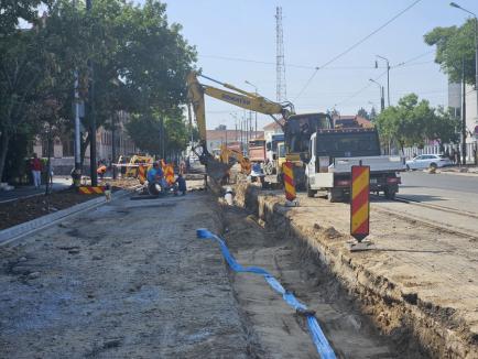 Treziți de clopoțel: Primăria Oradea își încalcă promisiunea de a redeschide bulevardul Decebal odată cu reînceperea școlii (FOTO)