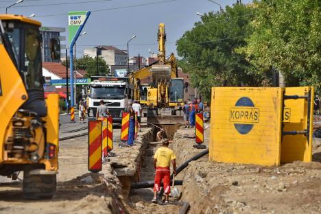 Treziți de clopoțel: Primăria Oradea își încalcă promisiunea de a redeschide bulevardul Decebal odată cu reînceperea școlii (FOTO)