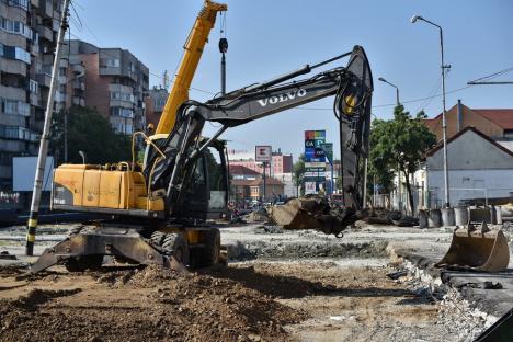 Treziți de clopoțel: Primăria Oradea își încalcă promisiunea de a redeschide bulevardul Decebal odată cu reînceperea școlii (FOTO)