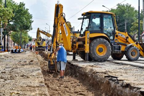 Treziți de clopoțel: Primăria Oradea își încalcă promisiunea de a redeschide bulevardul Decebal odată cu reînceperea școlii (FOTO)