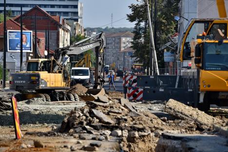 Treziți de clopoțel: Primăria Oradea își încalcă promisiunea de a redeschide bulevardul Decebal odată cu reînceperea școlii (FOTO)