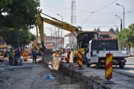 Treziți de clopoțel: Primăria Oradea își încalcă promisiunea de a redeschide bulevardul Decebal odată cu reînceperea școlii (FOTO)