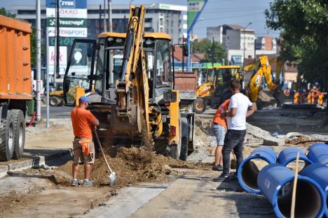 Treziți de clopoțel: Primăria Oradea își încalcă promisiunea de a redeschide bulevardul Decebal odată cu reînceperea școlii (FOTO)