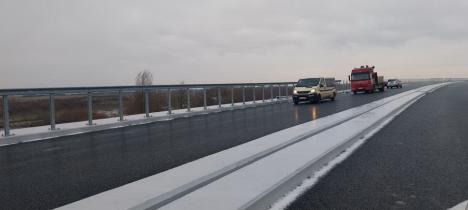 Șoseaua care va lega Oradea de A3 a ajuns la stadiul de 91%. Va trebui deschisă circulației în martie (FOTO/VIDEO)