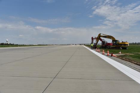 Cursă contracronometru: zborurile pe Aeroportul Oradea, suspendate pentru lucrările Terminalului Cargo (FOTO/VIDEO)
