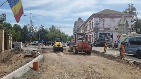 Șantierul de pe strada Traian Moșoiu: în ce stadiu sunt lucrările și când ar trebui să fie gata (FOTO)