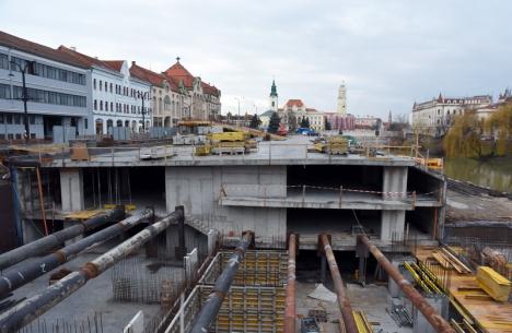 Gratuit timp de 3 luni: Parcarea subterană din strada Independenţei va fi dată în folosinţă în mai
