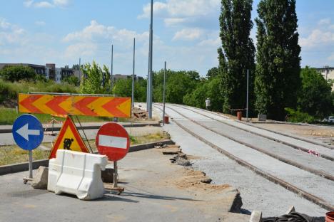 Traficul rutier pe podul din strada Ronald Reagan din Oradea va fi reluat la sfârşitul săptămânii (FOTO / VIDEO)