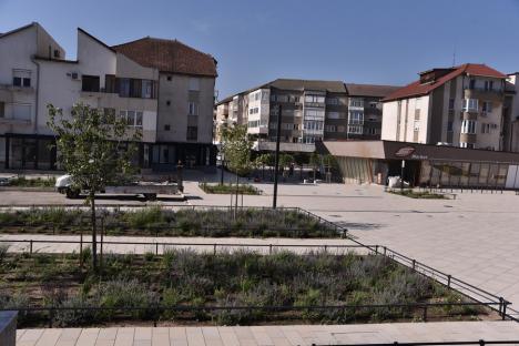 Centrul de cartier din Ioşia a fost finalizat și are un pavaj unic în ţară. Vezi cum arată! (FOTO/VIDEO)