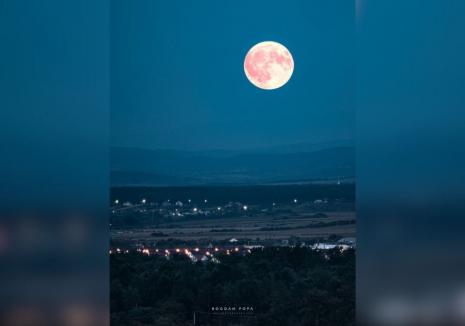 Cum s-a văzut „Superluna albastră” din Oradea (FOTO/VIDEO)