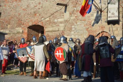 Bătălie pe pod: Păgânii şi creştinii s-au luptat la poarta Cetăţii (FOTO/VIDEO)