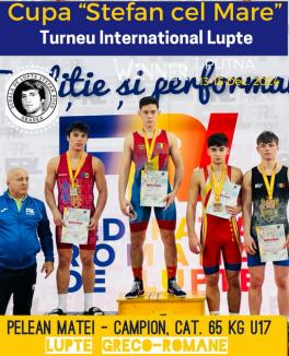 Rezultate bune pentru sportivii orădeni de la Școala de Lupte „Ștefan Rusu” la Cupa „Ștefan cel Mare”