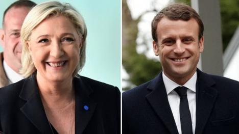 Nicio surpriză: Exit-poll-urile din Franţa arată că Macron şi Le Pen intră în turul 2
