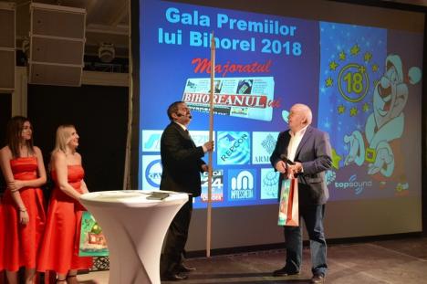 Gala Premiilor lui Bihorel 2018. Petrecere cu poante video, caricaturi şi concert Compact la Majoratul BIHOREANULUI. Vezi câteva momente! (FOTO / VIDEO)