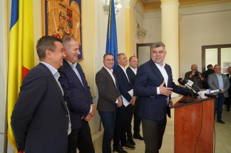 Premierul Marcel Ciolacu la Oradea: 'Proiectul fabricii Nokian ne-a inspirat' (FOTO)