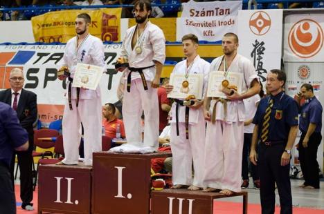 Orădeanul Marius Ilaș s-a clasat pe primul loc la Cupa Europeană de karate kyokushin