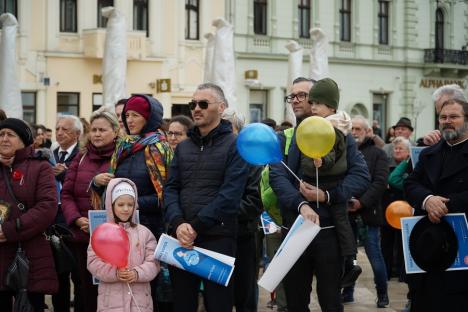 „Feminista adevărată a fost Maica Domnului”. În Oradea s-a ținut o nouă ediție a Marșului pentru Viață (FOTO/VIDEO)
