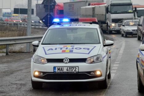 Poliţia Bihor: 'În minivacanţă, suntem la datorie!'. 9 maşini cu radar vor fi zilnic pe drumurile din judeţ