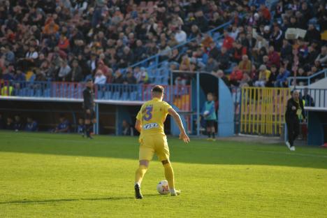 Meciul dintre FC Bihor și FC U Craiova s-a încheiat la egalitate. Tânărul Andrei Moga a înscris primul său gol în Liga a II-a 