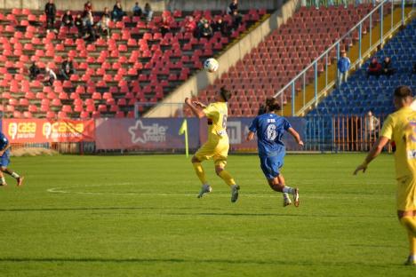 Meciul dintre FC Bihor și FC U Craiova s-a încheiat la egalitate. Tânărul Andrei Moga a înscris primul său gol în Liga a II-a 