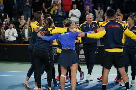 Victorie pentru România! Ana Bogdan a adus al treilea punct la Billie Jean King Cup de la Oradea Arena. Mesajul adresat suporterilor (FOTO/VIDEO)
