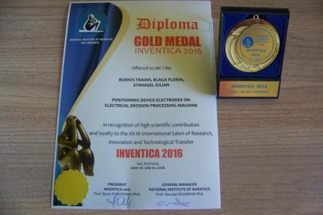 Şase medalii de aur pentru Universitatea din Oradea la salonul de inventică de la Iaşi
