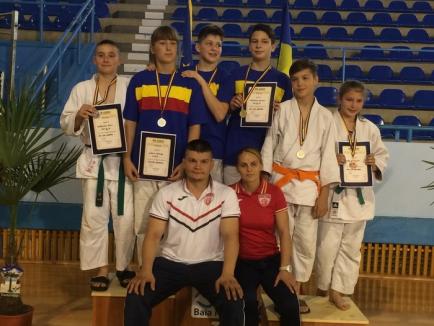 Judoka orădeni de la LPS-CSS Liberty au cucerit 13 medalii la întrecerile finale ale Campionatului Naţional pentru copii II şi III