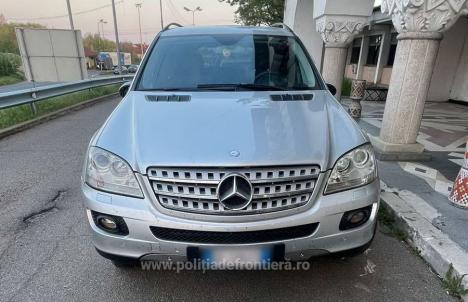 Un Mercedes furat din Italia a fost găsit la Borș I. Mașina, estimată la 10.000 de euro 