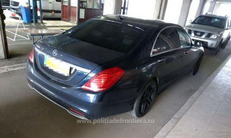 Mercedes de 60.000 de euro, furat în urmă cu două săptămâni din Anglia, a fost oprit la frontiera Borş
