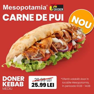 Nou la Mesopotamia Oradea: acum și carne de pui! (VIDEO)