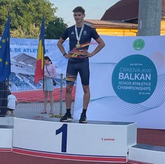 Orădeanul Mihai Sorin Dringo a devenit campion balcanic la atletism și a marcat un nou record