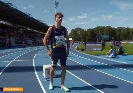 Orădeanul Mihai Sorin Dringo a ocupat locul 4 la Campionatele Europene de Atletism U23