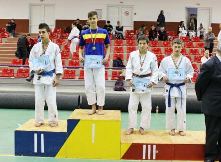 Cinci medalii pentru judoka orădeni la CN pentru copii