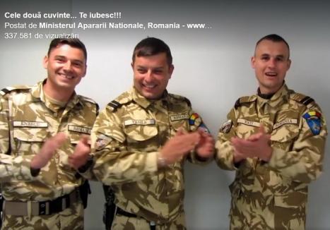 Soldaţi romantici: De Dragobete, militarii români din Afghanistan s-au filmat cântând o piesă de dragoste (VIDEO)