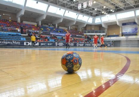 Handbaliştii de la CSM Oradea speră să obţină sâmbătă o nouă victorie în Divizia A