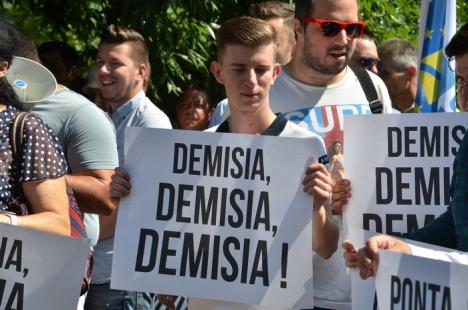 Miting de protest al Opoziţiei, în Parcul Traian: Circa 150 de oameni au stigat împotriva Guvernului (FOTO)