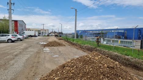 FOTO: Strada Americii din Oradea a intrat în modernizare