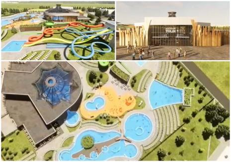 Aquapark în Salonta, cu bani de la Guvern. Cum va arăta complexul 'Toldi', de 24 milioane de euro (FOTO / VIDEO)