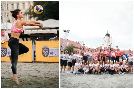 Echipele clubului CSU Oradea au disputat finala mică a Cupei României la beach-volley